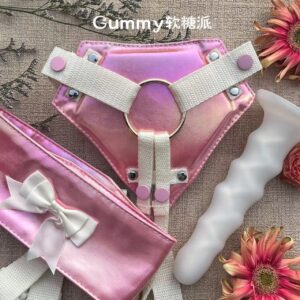 软糖派舒芙蕾浪里白条女用拉拉穿戴套装 限价199