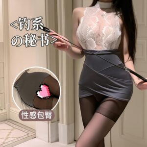 枕趣制服诱惑纯欲风秘书情趣内衣 限价46